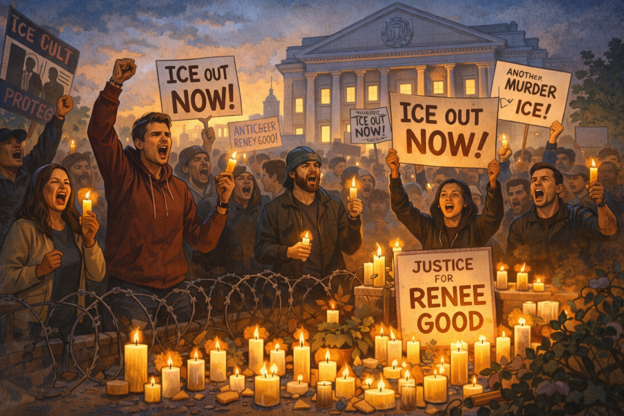 आईस आउट नाउ: मिनियापोलिस गोलीकाण्डपछि तात्यो अमेरिका